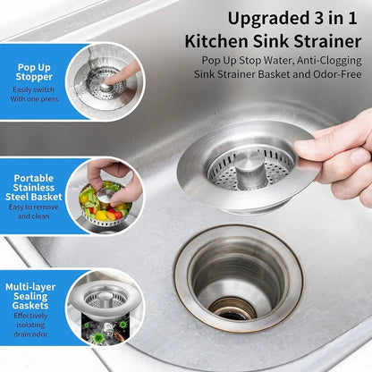 (1 + 1 Free) Stainless Steel Sink Saver